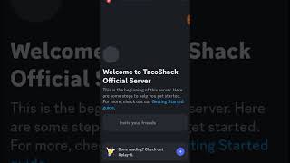 HOW TO JOIN TACO SHACK 🌮 DISCORD SERVER [upl. by Risteau313]