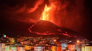 Italy now The most active volcano in the world erupts again Etna eruption Sicily [upl. by Rochell]