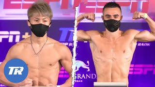 Inoue vs Moloney WeighIn [upl. by Demha289]