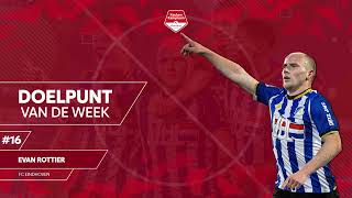 Doelpunt van de Week 16 Evan Rottier [upl. by Llyrrad]