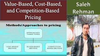 ValueBased Pricing  CostBased Pricing  Competition Based Pricing Strategies [upl. by Danie]