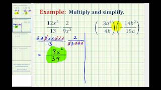 Ex Multiplying Fractions with Variables [upl. by Luhem]