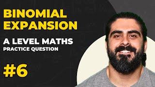 Binomial Expansion Practice Question  A Level Revision [upl. by Rehpotisrhc]