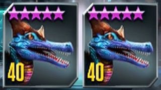 METRIALONG MAX LEVEL 40  Jurassic World The Game [upl. by Ailedua]