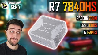 Gaming on the Ryzen 7 7840HS with Radeon 780M ftBeelink SER 7 Mini PC [upl. by Gahan]