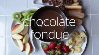 Easy Weekday Recipes  Chocolate fondue [upl. by Collette]