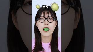 Big Fruit Vs Small Fruit Eating Challenge 🤣shortstrending humanitychallengeytshortfoodchallenge [upl. by Bohner]