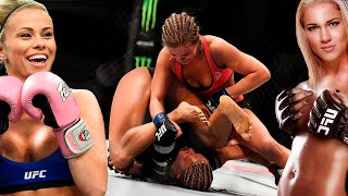 MMA fight Paige VanZant vs Felice Herrig  100 damage of the MMA veteran [upl. by Caasi459]