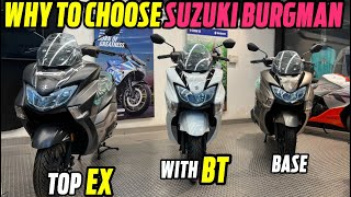 Top 5 Points To Buy Suzuki Burgman In 2024  Suzuki Burgman Street 125 New Model 2024 [upl. by Hpeseoj854]