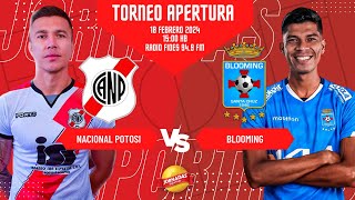 NACIONAL POTOSI VS BLOOMING  APERTURA 2024  FECHA 1 [upl. by Darline]