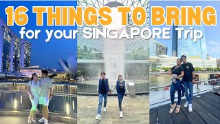 16 THINGS TO BRING FOR YOUR SINGAPORE TRIP [upl. by Strenta373]