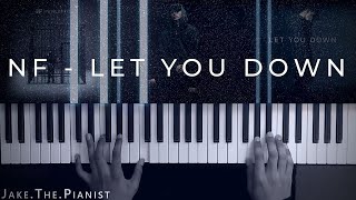 NF  Let You Down  PianoCoverSynthesiaTutorial [upl. by Eitsrik842]