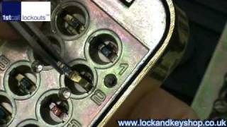 How to change the code on a digital lock [upl. by Lekcar]