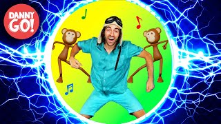 The Monkey Dance ⚡️HYPERSPEED REMIX⚡️ Danny Go Songs for Kids [upl. by Vullo]