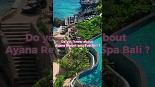 Do you know about Ayana Resort and Spa Bali shortsfeed shortvideo travel resort bali travel [upl. by Ronnica859]