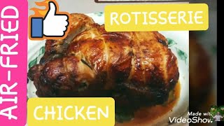 Chefman Product Feature  Rotisserie Air Fryer [upl. by Sreip683]