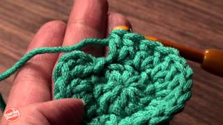 Crocheting Tip Working in the Round Without Adding Extra Stitches with Linda Permann [upl. by Kcuhc]