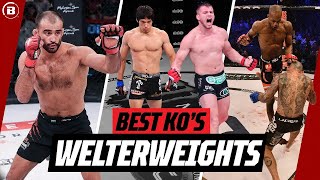 The BEST Welterweight KNOCKOUTS of ALL TIME🥊💥  Bellator MMA [upl. by Linetta65]