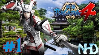 Lets Play Sengoku Basara 4 Sumeragi Nagamasa Azai  pt1 Stage Battle of Kawanakajima Intrusion [upl. by Aicena905]