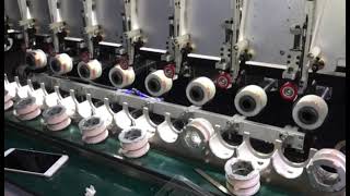 8 spindles automatic coil winding machine [upl. by Rory523]