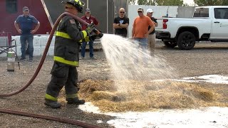 AgweekTV New FireFighting Foam Made From Soy Meal [upl. by Abihsot]