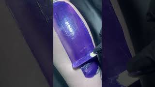 Leg Waxing Tutorial with Sexy Smooth Hypnotic Purple Seduction Hard Wax  Hypnotic Purple Seduction [upl. by Wilterdink]