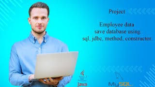 Java Project Employee data save database using sql jdbc method constructor For Visual Studio Code [upl. by Sirrot536]