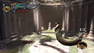 God of war 2  Euryale battle PS3 [upl. by Maillil200]