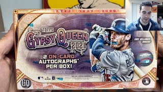 2021 Topps Gypsy Queen Hobby Box  Purple Rookie Auto amp Bazooka SP [upl. by Reyotal621]