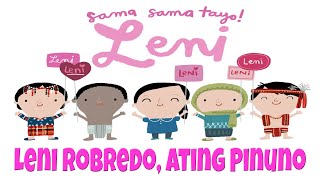 Leni Robredo Ating Pinuno Lyrics  Official Performance Video [upl. by Ephram]