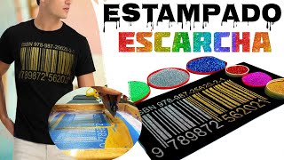 Como estampar efecto escarcha glitter [upl. by Arhoz700]