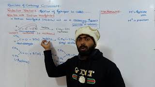 Reduction of carbonyl compound  Reaction with Sodium borohydride  12th class  ch12 [upl. by Paxon]