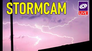 Live UK Storm Webcam  Thunderstorms overnight [upl. by Hike]