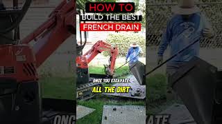 Build a FRENCH DRAIN Like a PRO 3 Simple Steps to Save Your Yard [upl. by Ellac]