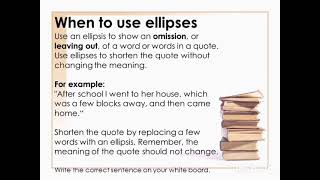 Ellipsis presented by Mehala III B A English [upl. by Beetner315]