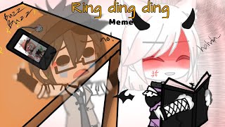 • Ring ding ding meme  Gacha club • old meme ft Nick [upl. by Giulio227]