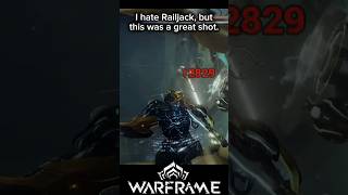 Decent Shot in Heated Railjack Mission warframe warframegameplay [upl. by Ecnal]