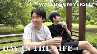 uni vlog🏫 a day at waseda university [upl. by Eedissac]