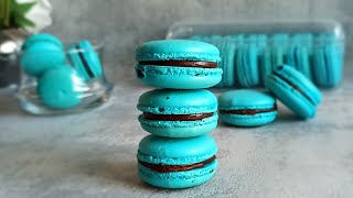 Macarons facile rapide et inratable à la meringue française [upl. by Odraner]