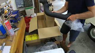 2332 VW Aircooled Stroker Motor  Video 63  Arrival of CSP Python 42mm Exhaust [upl. by Akerue]