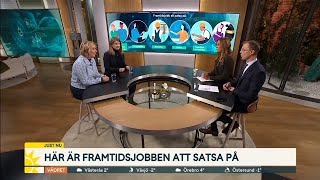 Här är framtidsjobben att satsa på  Nyhetsmorgon  TV4 amp TV4 Play [upl. by Auqenes]