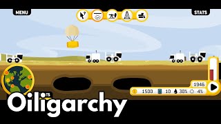 Oiligarchy Flash Game Playthrough  Conquering the World Through Oil Exploitation [upl. by Ahmad]