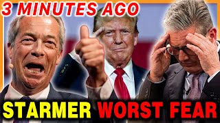 Starmer gets NEWS HE FEARED from Farage and Trump [upl. by Adnolay]