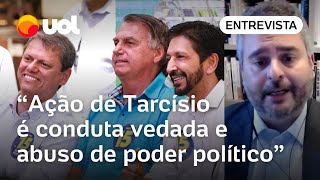 Tarcísio pode copiar padrinho e ficar inelegível por usar a máquina pública diz advogado eleitoral [upl. by Beore]