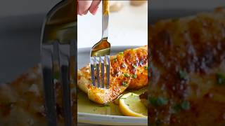 PanSeared Garlic Butter Halibut  A Gourmet Seafood Experience recipe [upl. by Janos]