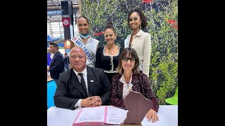 Les candidates à Miss France 2024 en Guyane  Réactions dIndira Ampiot et Audrey HoWenTsaï [upl. by Wehttam]