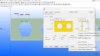 Import Castellated Beam Component [upl. by Anaher291]