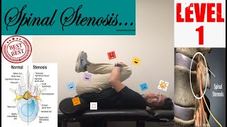 Intro of Spinal Stenosis and Major Exercises of Lumbar Spinal StenosisBack Pain  Level 1 [upl. by Semele635]