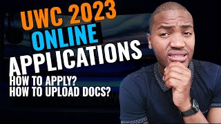 How to apply at the UWC for 2023 online  How to upload documents at UWC  Apply as upgrading UWC [upl. by Tabby]