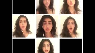 Luciana Zogbi  ft hymn for the weekend  cold playcappella [upl. by Enahc]